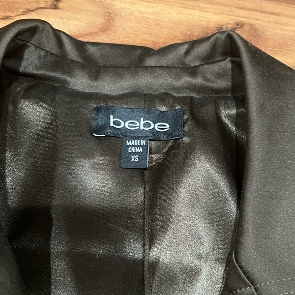 Bebe Trench Coat, NWOT, size xsmall, brown - Picture 3 of 9